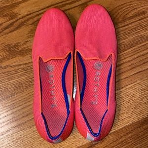 Rothys Flamingo Loafers size 6.5
